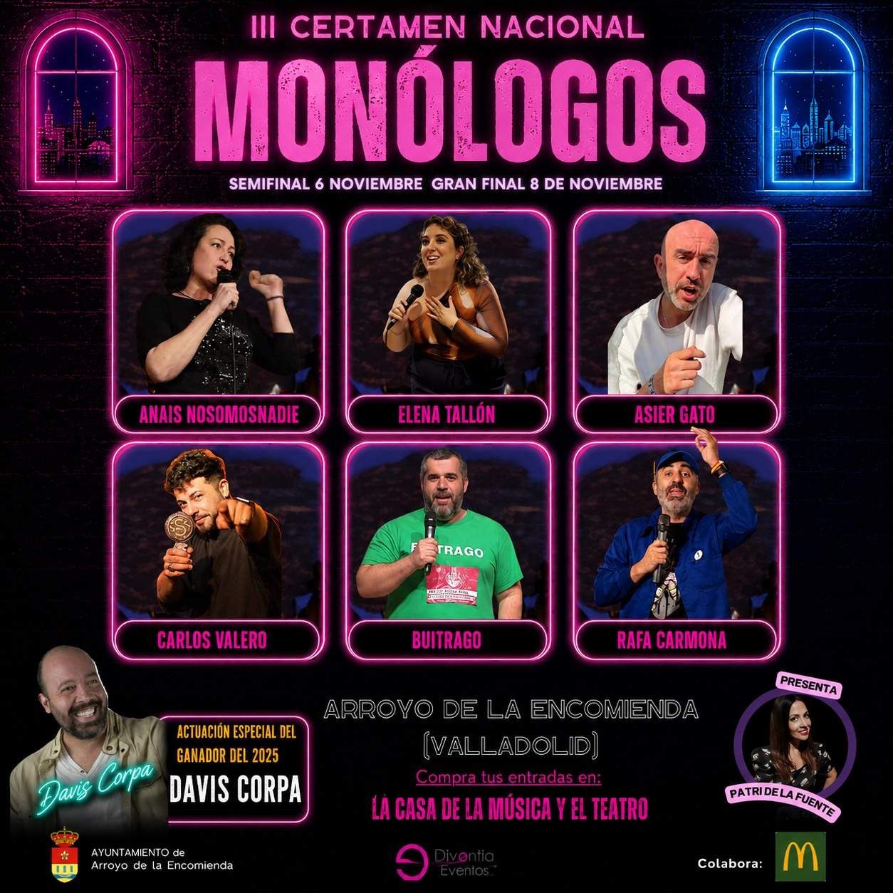 Arroyo es Teatro: III Certamen de Monólogos de Arroyo de la Encomienda
